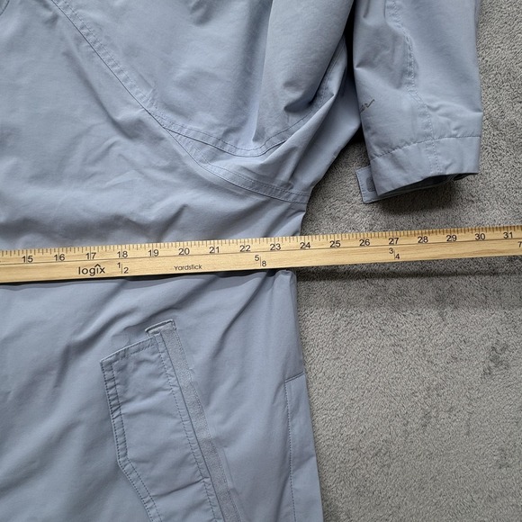 Eddie Bauer Jacket Womens XL‎ Blue Hooded Waterproof Lightweight Outdoor Coat - Picture 7 of 7